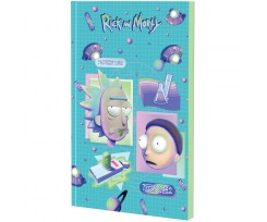 Блокнот Kite Rick and Morty термобіндер А5 64 аркуші нелінований (RM23-193-2)