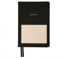 Дневник датированный 2026 Leo Planner Ottavio A5 368 страниц черный (252684)