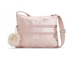 Сумка жіноча Kipling Basic Plus Alvar 33x26x5 см Metallic Blush (K12472_49B)
