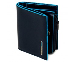 Кредитниця Piquadro BL SQUARE на блискавці синя (PP1351B2_BLU2)