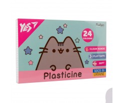 Пластилин Yes Pusheen 24 цвета 480 г (540685)