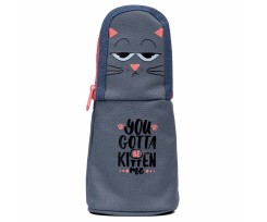 Пенал-підставка Yes Cat You gotta be kitten me сірий (533250)