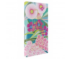 Блокнот YES Life Is Perfect 100х200 мм 64 листа линия (151612)