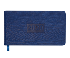 Щотижневик кишеньковий датований 2020 Buromax AMAZONIA А6- 128 сторінок синій (BM.2790-02)