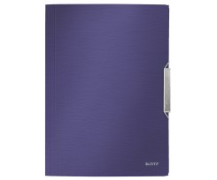 Папка Leitz Style на резинке A4 титановый синий (3977-00-69)