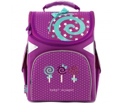 Рюкзак шкільний каркасний GoPack Education, 34x26x13 см, 11 л, поліестер, Lollipop (GO20-5001S-8)