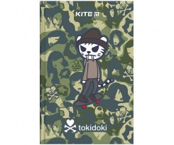 Книга записная Kite tokidoki А6 80 листов клетка (TK24-199-2)