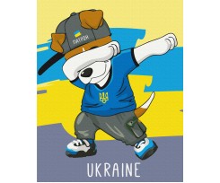 Картина за номерами ZiBi Kids Line Patriot Патрон-патріот 40х50 см (ZB.64087)