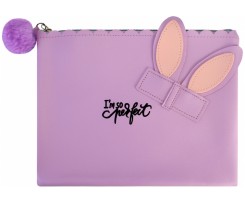 Папка Cool For School Rabbit А5 на блискавці бузкова (CF32049)