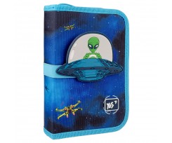 Пенал жесткий Yes 1 отделение 13x21x4 см синий (533594)