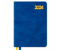 Дневник датированный Leo Planner Case 2024 А6 352 страниц синий (252456)