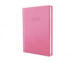 Дневник датированный 2026 Economix Principe A5 336 страниц розовый (E21690-09)