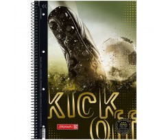 Коледж-блок Brunnen Football А4 лінія 80 аркушів асорті (10 679 27 68)