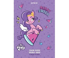 Бумага цветная Kite My Little Pony А4 двухсторонняя 15 цветов (LP24-250)