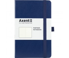 Книга записна Axent Partner A5- 96 аркушiв нелінованa темно-синя (8307-02-A)