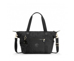 Сумка жіноча Kipling Basic Plus Art 44x27x20 см 21 л Black Pylon Emb (K21091_47K)