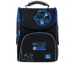 Школьный рюкзак Kite Education Play The Game 34x26x13 см 11 л черный (GO25-5001S-5)