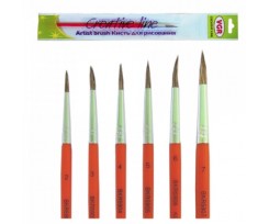 Кисточка VGR колонок круглый №3 короткая ручка (Я17985_BKR-5903)