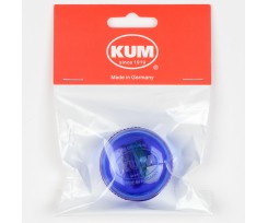 Точилка KUM с контейнером, пластиковая, синяя (210k ice blue)