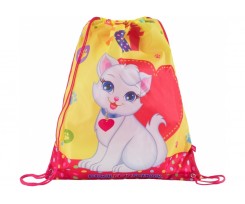 Сумка для обуви Cool For School Cute Cat 40х33 см ассорти (CF85764)