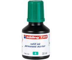 Заправка-картридж Edding для маркера 30 мл зелений (е-Т25 004)