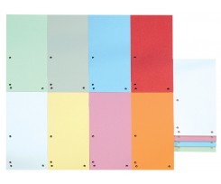 Разделитель страниц Donau 105х230 мм 100 шт картон цветной (8620100-99)