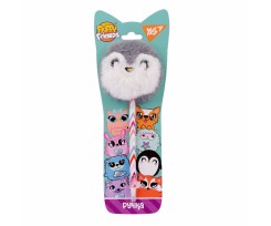 Ручка Yes Fluffy Friends пінгвін Елан 0.7 мм синя (412089)