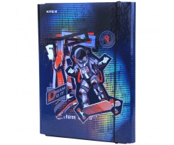 Папка для праці Kite Space Skating А4 синя (K21-213-2)