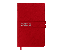 Дневник датированный 2025 Buromax BELLE А6 336 страниц красный (BM.2577-05)