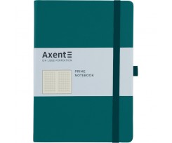 Книга записна Axent Partner Prime 145х210 мм клітинка 96 аркушів малахіт (8305-31-A)