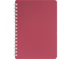 Книжка для записів А6 Buromax Classic 80 аркушів пластикова обкладинка червона (BM.2589-005)