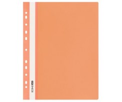 Папка-скоросшиватель Economix A4 полипропилен оранжевая (E31510-06)