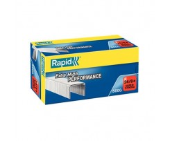 Скоби Rapid SuperStrong 24 8 5000 штук срібні (24860100)