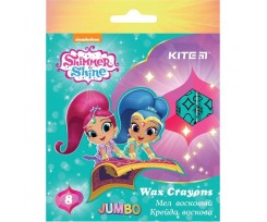 Крейда Kite Shimmer&Shine, воскова, 8 кольорів (SH18-076)