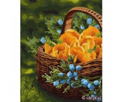 Картина за номерами Ідейка Сонце у кошику 40х50 см (КНО5602)