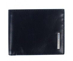 Портмоне горизонтальное Piquadro BL SQUARE с отделением для монет rfid синее (PU4518B2R_BLU2)