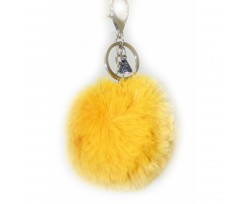 Брелок Yes з пушком Yellow Fluffy гірчичний (558117)
