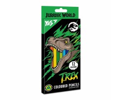 Олівці кольорові Yes Jurassic World 12 кольорів (290669)
