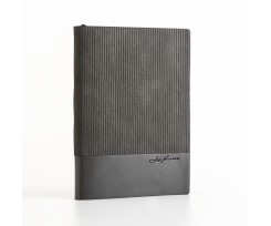 Щоденник недатований Leo Planner Velvet А6 352 сторінки сірий (252035)