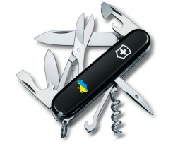 Складаний ніж Victorinox Climber Ukraine 14 функцій чорний (Vx13703.3_T1166u)