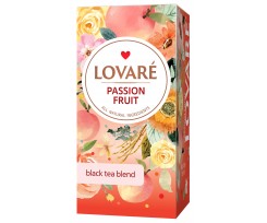 Чай Lovare Passion fruit 24 пакетики чорний (lv.76036)