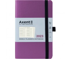 Щотижневик Axent Partner Soft 125x195 мм 96 аркушів фіолетовий (8506-23-11-A)