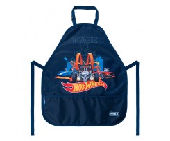 Фартук с нарукавниками Kite Hot Wheels 55x47 см синий (HW22-161)