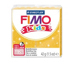 Пластика Fimo kids Золото з блискітками 42 г (8030-112)